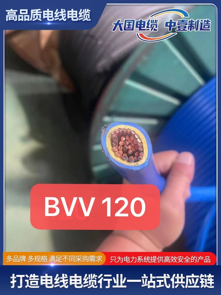 BVV 120平方双皮绝缘电线